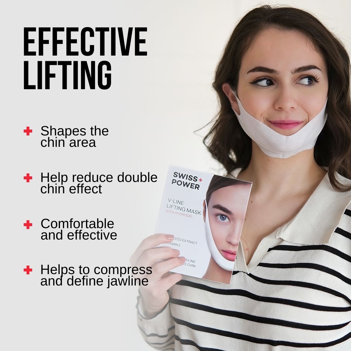 V-lifting maska s hidrogelom